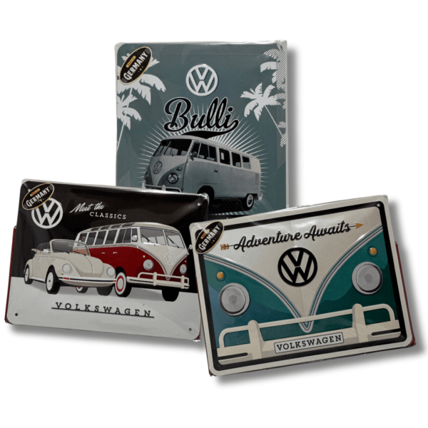 Volkswagen VW 15x20 Blechschilder mit Bulli und Käfer